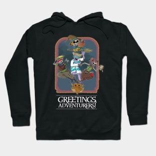 Greetings, Adventurers! Bone Card Variant Hoodie